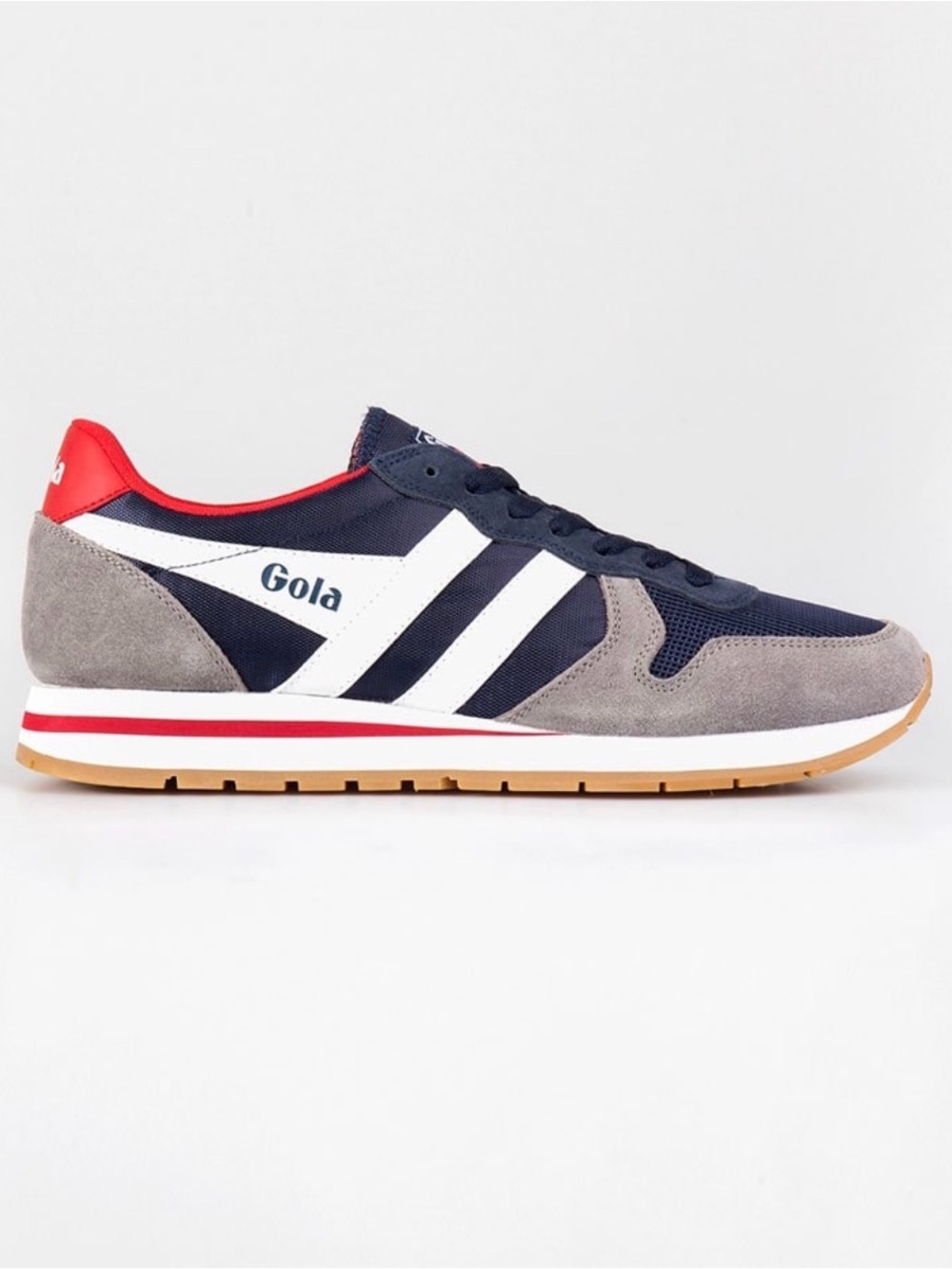 Men’s Gola Macro Polo Retro Runner Sneakers Sz 9